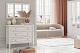 Спальня Онтарио 9, тип кровати Мягкие, цвет Бело-серый - фото 5